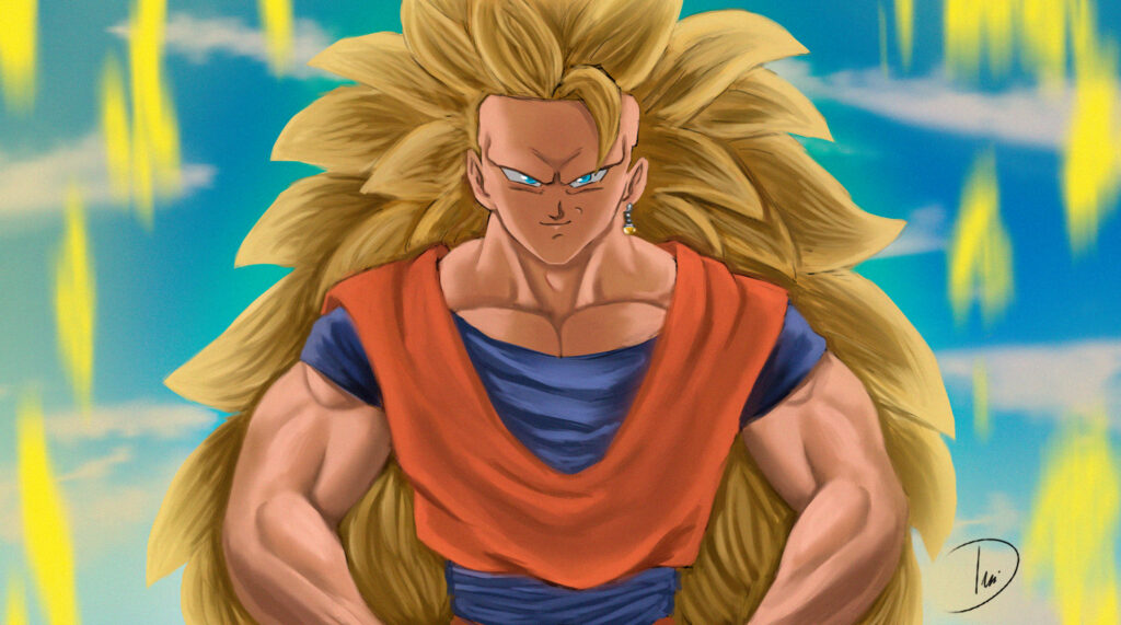 Desenhos De Animes - Goku Super Sayajin 3